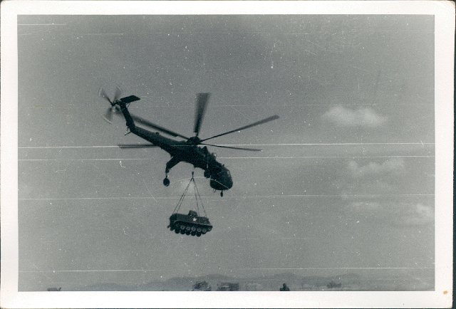0119 Air lift pc to fire support base Burt, 1 jan 68